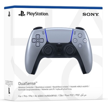 Sony - PS5 DualSense Wireless Controller Sterling Silver