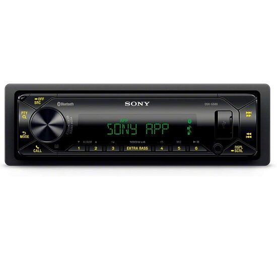 Sony DSX-GS80 Araç Radyosu | 4 x 100W | Çift Bluetooth | 35.000 Renk