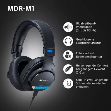 Sony MDR-M1 Studio Kulaklık - Thumbnail